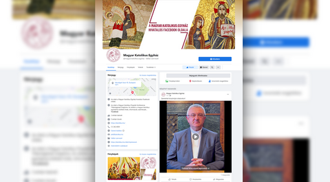Elindult a Magyar Katolikus Egyhz Facebook-oldala